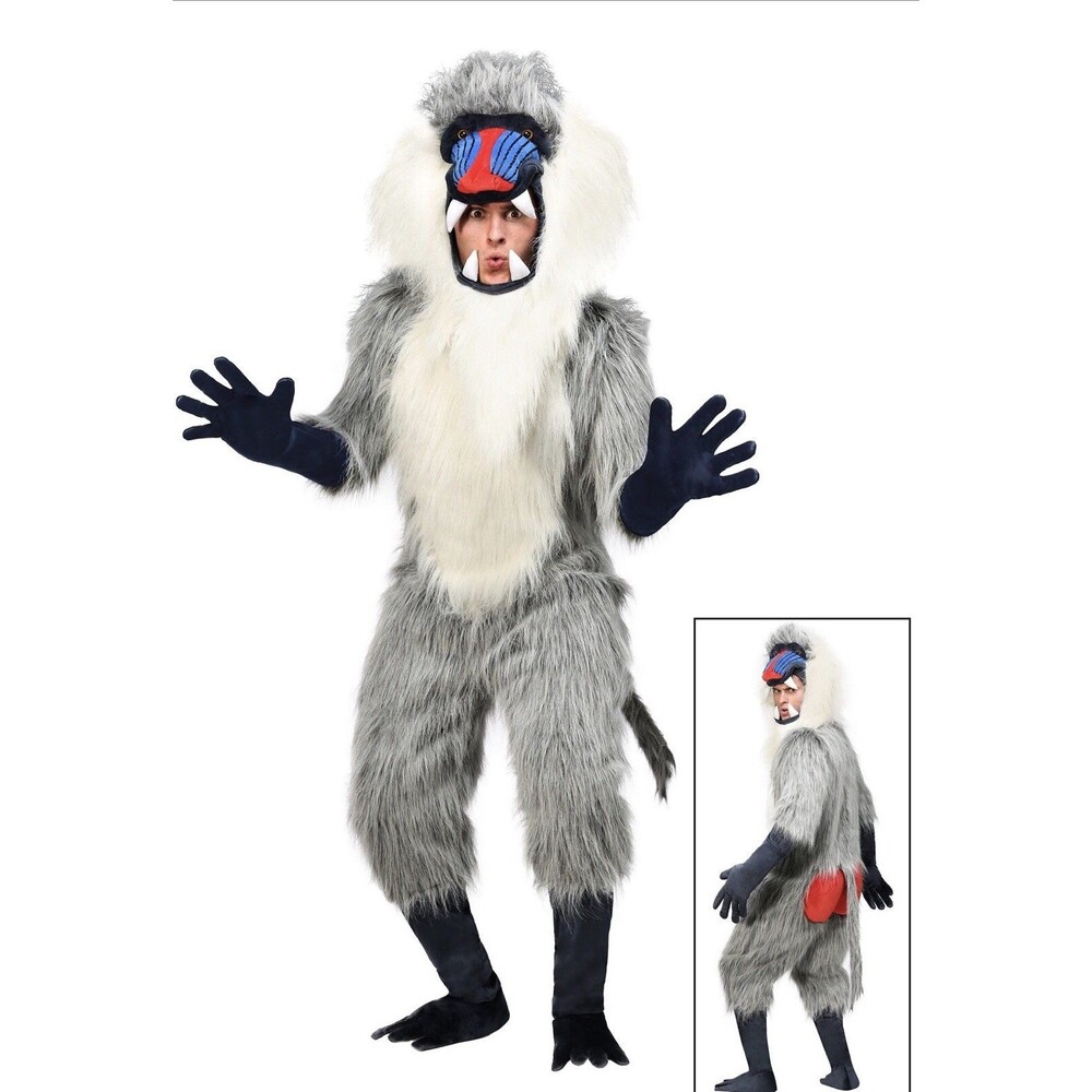 Baboon Mandrill Costume Adult SIZE XL